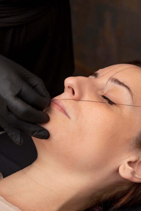 Upper Lip Threading
